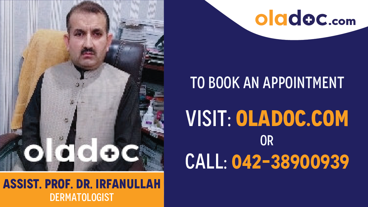 Book appointment with Assist. Prof. Dr.Irfanullah-best dermatologist in Peshawar